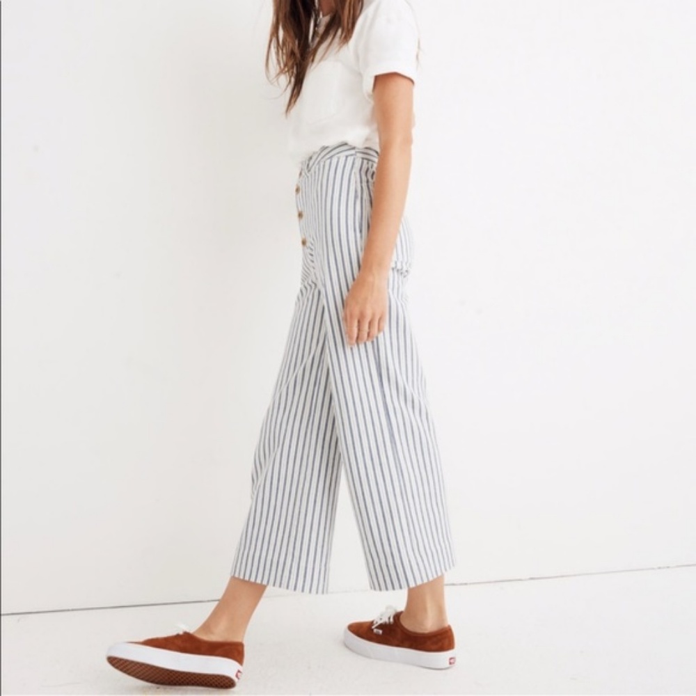 Madewell Emmett Crop High Waisted Wide Leg Pant 25 Small